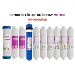 Bộ 10 Lõi Lọc Nước MUTOSI Chính Hãng Dành Cho Máy Mp-6100HCE - Cải Thiện Chất Lượng Nước Với Nhiều Chức Năng Bảo Vệ