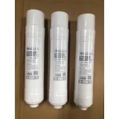 Bộ 3 Lõi Lọc Nước AQUA Đúc 123 - Chính Hãng, Lõi 5 Micron, Than Hoạt Tính và 1 Micron - Bảo Vệ Màng RO Hiệu Quả