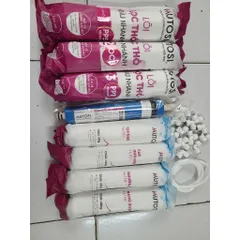 Bộ 8 Lõi Lọc Nối Nhanh Mutosi Chính Hãng - Thay Thế Máy Lọc Nước MP-350-BKQ - Lõi Đúc Chất Lượng Cao
