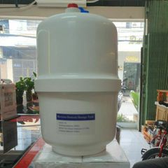 Bình áp nhựa 4G cho máy lọc nước R.O - An toàn, không han rỉ, bền bỉ, chứa 8-10 lít nước, đảm bảo áp lực nước ổn định.