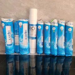 Bộ 9 lõi lọc nước Karofi chính hãng cho máy E9RO - RO 100GPD, OCB-GAC, T33, Nano Silver, Alkaline - Giải pháp nước sạch tuyệt vời cho gia đình