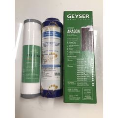 Bộ lõi lọc nước Nano Geyser TK - Lõi PP 5 micron, Lõi Cation, Lõi Than Hoạt Tính và Lõi Aragon 4 Trong 1 - Sạch Nước, Tiện Ích Cho Gia Đình