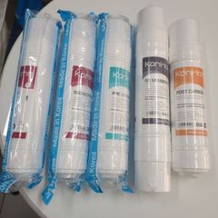 Bộ 5 Lõi Lọc Nước Korihome - 2 Lõi Sediment, Precarbon, Màng RO 80GPD, Lõi Postcarbon Thay Thế Máy WPK-612