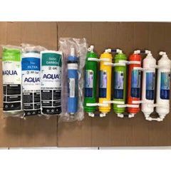 Bộ 10 Lõi Lọc Nước AQUA Chính Hãng - Thay Thế Máy Lọc Nước RO, Loại Bỏ Tạp Chất, Tăng Cường Khoáng Chất Và Vị Ngon