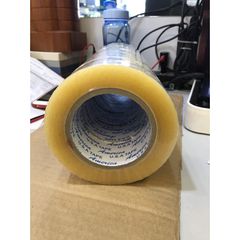 Băng Keo Trong 200YA - 6 Cuộn 50 Mic Cân Nặng 2Kg, Dùng Cho Đóng Gói Hàng Hóa Nhanh Chóng, Chất Liệu BOPP Trong Suốt