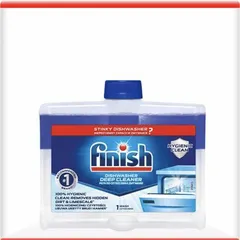Dung Dịch Vệ Sinh Máy Rửa Chén Finish 250ml Hương Soda - Sạch Đen, Ngăn Ngừa Bám Cặn, Chính Hãng Châu Âu