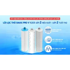Bộ 3 Lõi Lọc 123 KAROFI SMAX PRO V - Lõi Lọc Nước Công Nghệ Smart Connect Cho Máy Lọc Nước Karofi Chính Hãng