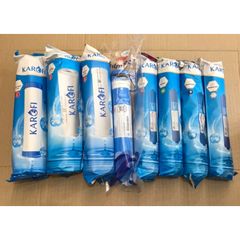 Combo 8 Lõi Lọc Nước Karofi Chính Hãng - Bộ Bảy Lõi Smax Duo, RO, T33, Khoáng, Hồng Ngoại, Nano Bạc, Giải Khát An Toàn