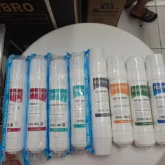 Bộ 8 lõi lọc nước Korihome cho máy WPK-608, WPK-606, WPK-818 - Lõi Sediment, Pre Carbon, Màng RO, Alkaline, Nano Silver, Nước sạch tinh khiết