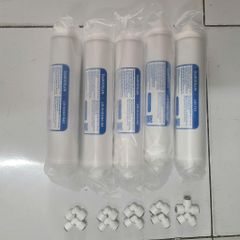 Bộ 5 lõi lọc DAIKIOSAN 56789 cho máy lọc nước RO - Lõi T33, Hồng Ngoại, Khoáng Đá, Alkaline, Nano Bạc chính hãng