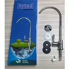 Vòi Gạt Nước Inox Mạ Crom - Thiết Kế Thiên Nga Sang Trọng Dùng Cho Máy Lọc Nước RO, Nano, Bền Bỉ, Dễ Lau Chùi