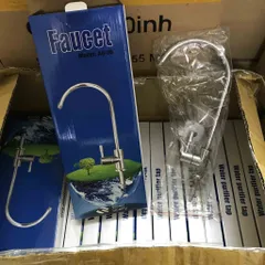Vòi Gạt Nước Inox Mạ Crom - Thiết Kế Thiên Nga Sang Trọng Dùng Cho Máy Lọc Nước RO, Nano, Bền Bỉ, Dễ Lau Chùi