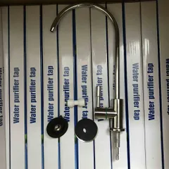 Vòi Gạt Nước Inox Mạ Crom - Thiết Kế Thiên Nga Sang Trọng Dùng Cho Máy Lọc Nước RO, Nano, Bền Bỉ, Dễ Lau Chùi