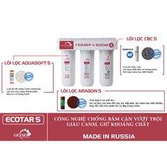 Lõi Lọc Nước Geyser Ecotar 5 Chính Hãng - Khả Năng Lọc Sạch Vi Khuẩn và Kim Loại Nặng - Thay Thế Dễ Dàng từ Nga