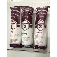 Combo Lõi Lọc Nước JENPEC 1234 Chính Hãng - Bộ 4 Lõi Cho Máy Lọc RO, Bảo Vệ Nguồn Nước Sạch, An Toàn Cho Gia Đình