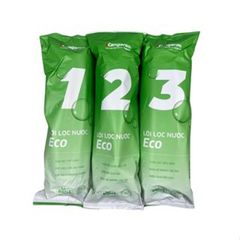Bộ 3 Lõi Lọc Thô Kangaroo 123 ECO - Bộ Lõi Thay Thế Máy Lọc Nước RO Chính Hãng, Loại Bỏ Tạp Chất, Mùi Hôi, Bảo Vệ Màng RO
