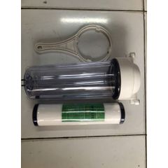 Cốc lọc nước thô 10 inch kèm lõi bông PP 5 micron - Giúp loại bỏ tạp chất cho nguồn nước sạch, thiết bị lọc nước gia đình
