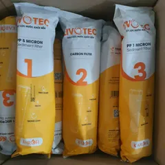 Bộ 3 Lõi Lọc Nước 123 Livotec Chuyên Thay Thế Cho Máy Lọc Nước RO Karofi - Chính Hãng, Loại Bỏ Tạp Chất Hiệu Quả