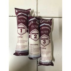 Bộ lõi lọc nước 123 Jenpec cho máy lọc RO - Thay thế lõi thô Jenpec, Kangaroo, Karofi - An toàn, hiệu quả cao