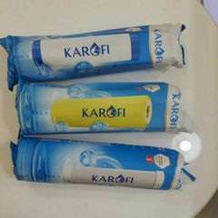 Bộ 3 Lõi Lọc Nước Karofi 123 Chính Hãng - Lọc Nước Giếng, Nước Phèn, Đá Vôi, Bảo Vệ Sức Khỏe Gia Đình