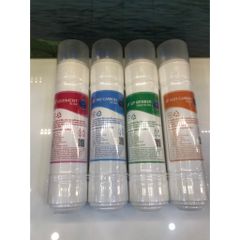 Bộ 4 Lõi Lọc đầu U : [SEDIMENT ,PRE CARBON ,UF MEMBER,POST CARBON] - dùng cho máy lọc nước Nhập khẩu Hàn Quốc korea