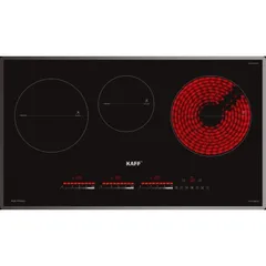 Bếp Điện Từ KAFF KF IG3001IH 2 Bếp - Công Nghệ INVERTER Tiết Kiệm Điện, Mặt Kính Crytal Siêu Bền, Hẹn Giờ Thông Minh, Xuất Xứ Malaysia