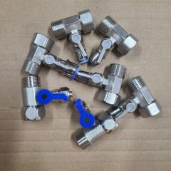 Van Khóa Cấp Nước Đầu Vào cho Máy Lọc Nước RO, Nano, Nóng Lạnh - Ren 21, Ra Dây 6mm hoặc 10mm - Thiết Bị Tiện Ích Siêu Bền
