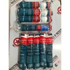 Bộ 9 Lõi Lọc Nước Đúc SUNHOUSE - Thay thế cho SHA76215CK, SHA8827K - Lõi GAC, RO, Nano Silver, Alkaline, Hydrogen, Mineral