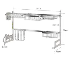 Kệ để chén bát trên chậu rửa