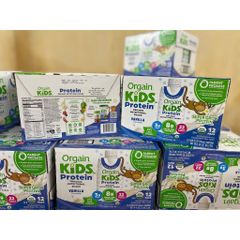 Sữa Khỉ Orgain Kids Protein Hữu Cơ - Thùng 12/24 Hộp Dinh Dưỡng Cao Cấp, Giúp Bé Phát Triển Khỏe Mạnh, Không Táo Bón
