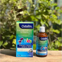Canxi nước Ostelin Kids milk calcium & vitamin D3 liquid 90ml