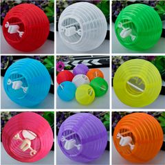 Combo 10/20 Lồng Đèn Vải Mini 7.5cm - Trang Trí Noel, Tết, Nhà Cửa, Sân Vườn - Nhiều Màu Sắc Rực Rỡ, Dễ Dàng Treo Ngoài Trời