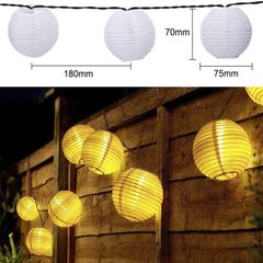Combo 10/20 Lồng Đèn Vải Mini 7.5cm - Trang Trí Noel, Tết, Nhà Cửa, Sân Vườn - Nhiều Màu Sắc Rực Rỡ, Dễ Dàng Treo Ngoài Trời