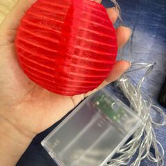 Combo 10/20 Lồng Đèn Vải Mini 7.5cm - Trang Trí Noel, Tết, Nhà Cửa, Sân Vườn - Nhiều Màu Sắc Rực Rỡ, Dễ Dàng Treo Ngoài Trời