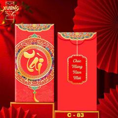 Set 50/100 Bao Lì Xì Đỏ Mừng Tuổi - Giấy Dày Tươi Sáng, Nhiều Mẫu Đẹp Cho Tết Nguyên Đán - Quà Tặng May Mắn Năm Mới