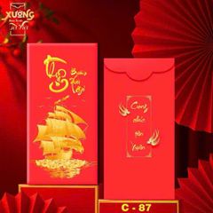 Set 50/100 Bao Lì Xì Đỏ Mừng Tuổi - Giấy Dày Tươi Sáng, Nhiều Mẫu Đẹp Cho Tết Nguyên Đán - Quà Tặng May Mắn Năm Mới