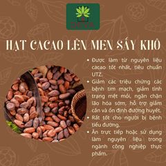 Hạt Cacao Lên Men Sấy Khô DEVA 500gr - Nguyên Liệu Làm Bánh, Sô Cô La, Trang Trí Bánh Chất Lượng Cao, UTZ Certified
