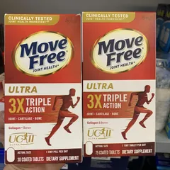 Viên uống Schiff Move Free Ultra 3X Triple Action - Hỗ trợ sức khỏe khớp, cải thiện vận động và giảm đau khớp từ Mỹ