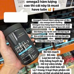 Viên uống Dầu cá SR Triple Strength Omega-3 Fish Oil 150 viên - Bổ sung Omega-3 cao cấp, hỗ trợ sức khỏe tim mạch và não bộ, chính hãng Mỹ