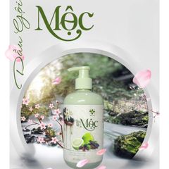 Combo 2 Chai Tặng Khăn Tắm Cao Cấp Dầu Gội Cao Cấp Thiên Nhiên MỘC AN Combo 2 Chai 500ml - Chiết Xuất Dầu Bưởi, Bồ Kết, Hương Nhu, Dâu Tằm Cho Tóc Khỏe Mạnh