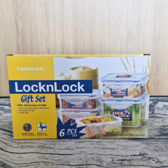 Bộ 3 Hộp Bảo Quản Thực Phẩm LocknLock Classic - 1L & 2x350ml, Nhựa PP An Toàn, Thiết Kế Chống Thẩm Thấu, Dùng Để Tủ Lạnh & Lò Vi Sóng