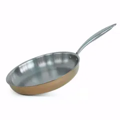 Chảo Inox Ciwete Royal Knight 20cm/24cm/28cm - Chảo Bếp Từ Màu Vàng Đồng Sang Trọng, An Toàn và Bền Bỉ