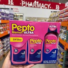 Siro Hỗ Trợ Tiêu Hóa Dạ Dày Pepto Bismol Ultra 354ml - Giúp Giảm Buồn Nôn, Đau Bụng, Khó Tiêu Cho Người Lớn và Trẻ Em Từ 12 Tuổi