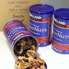 Hạt Sấy Hỗn Hợp Kirkland Mixed Nuts 453g - Dinh Dưỡng Cao Cấp, Giàu Chất Xơ, Protein, Ngon và Tiện Lợi Cho Sức Khỏe