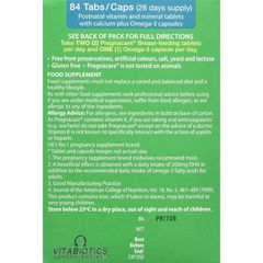 Vitamin Tổng Hợp Pregnacare Dành Cho Phụ Nữ Sau Sinh & Cho Con Bú - 84 Viên Bổ Sung Dưỡng Chất Thiết Yếu