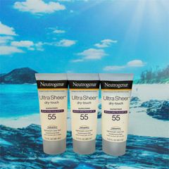 Kem Chống Nắng Neutrogena Ultra Sheer SPF 55 PA+++ 88ml - Bảo Vệ Da Mặt, Chống Nắng Hiệu Quả, Được Duy Trì Độ Ẩm, Phù Hợp Cho Da Nhạy Cảm