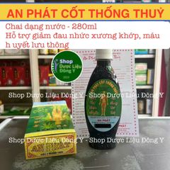 Nước Phong Tê Cốt Thống Thủy 280ml - Hỗ Trợ Điều Trị Đau Nhức Xương Khớp, Tăng Cường Lưu Thông Máu
