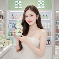 [ MUA 1 TẶNG 1 ] Dầu Gội MỘC Cao Cấp Chiết Xuất Bưởi Bồ Kết & Hương Nhu - Hỗ Trợ Mọc Tóc & Giảm Rụng, Tóc Mềm Mượt Tự Nhiên