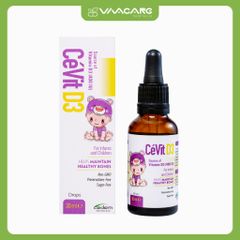 Giọt Vitamin D3 CéVit - Hỗ trợ xương chắc khỏe cho bé từ 0-8 tuổi, bổ sung đề kháng, xuất xứ Đức, dễ sử dụng