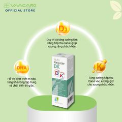 Siro Nutriregular DK Drops - Bổ Sung Vitamin D3 & K1 Từ Ý, Hỗ Trợ Xương Chắc Khỏe Cho Trẻ Và Người Lớn, Dạng Giọt Tiện Lợi